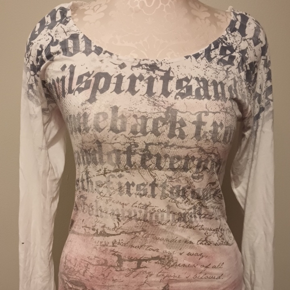 Lightweight Long Sleeve Print Shirt